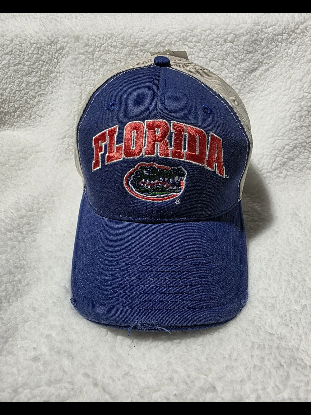 Florida Gators Royal/stone Color Adjustable Hat